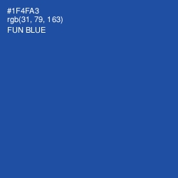 #1F4FA3 - Fun Blue Color Image
